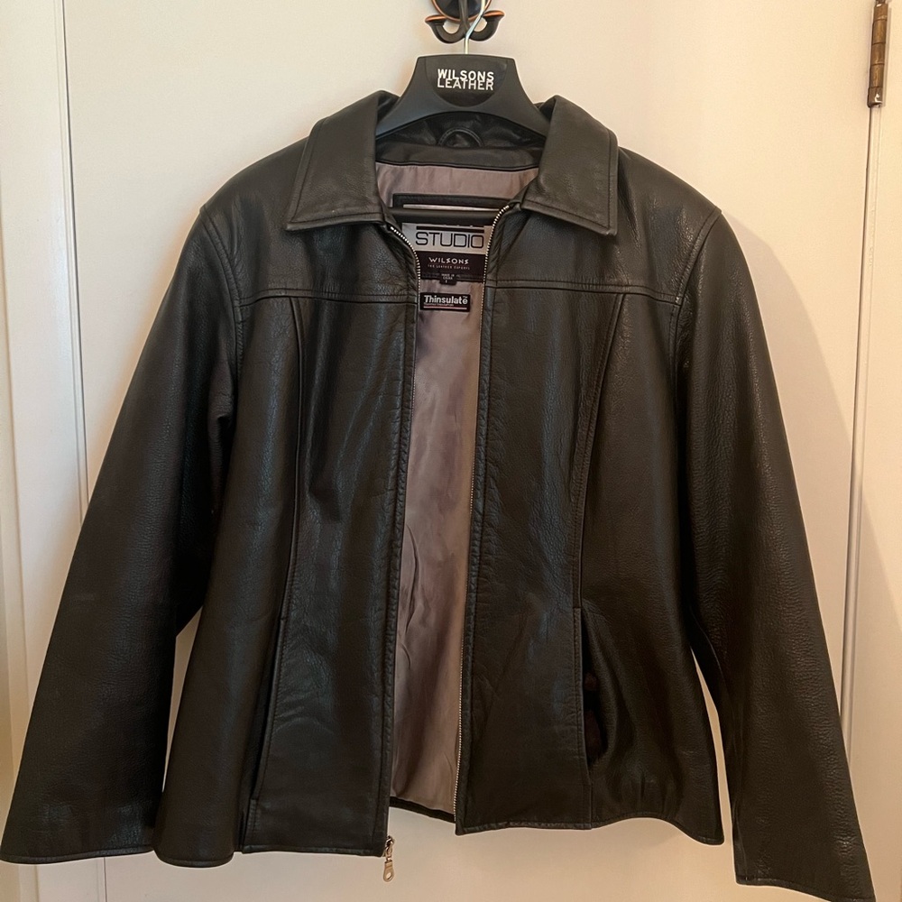 Wilson’s Leather Jacket - black
